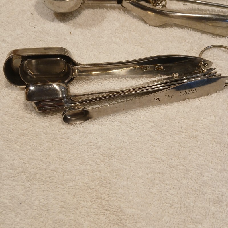 Oneida Kitchen Utensils Measuring 6ct Spoon Set 1/4tsp-1tbsp Stainless Plus Melo gallery