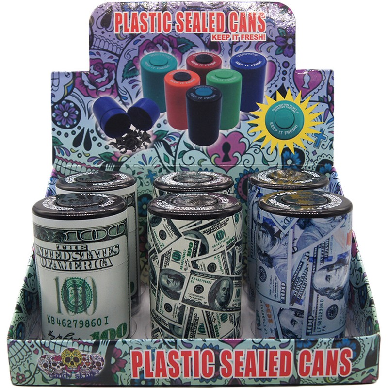 Vacuum Sealed Herb Stash Jar Container Airtight Smell Proof Plastic Storage $ gallery