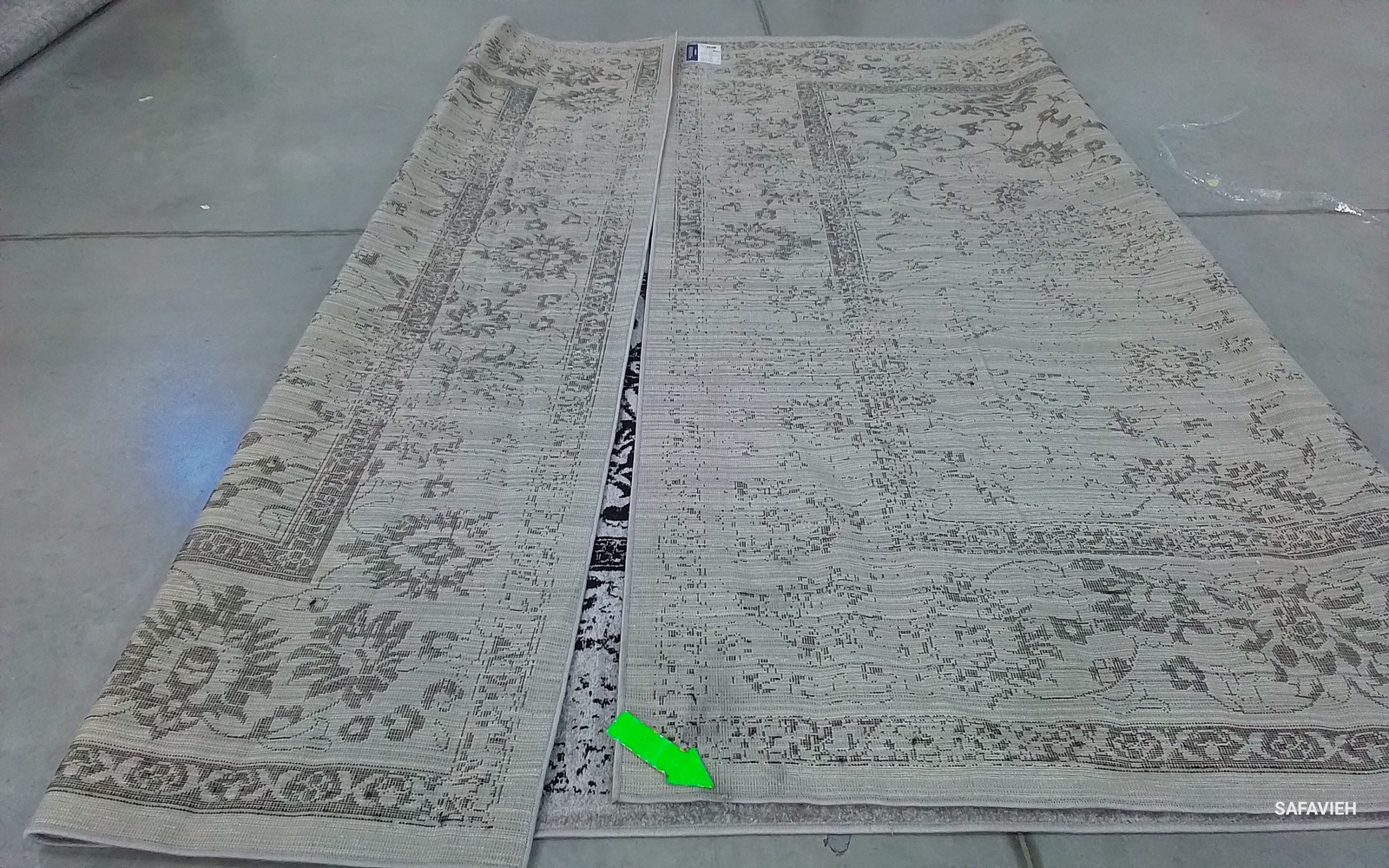 GREY / BLACK 10'-0" x 14'-0" Back Stain Rug, Reduced Price 1172800692 ADR109B-10 gallery