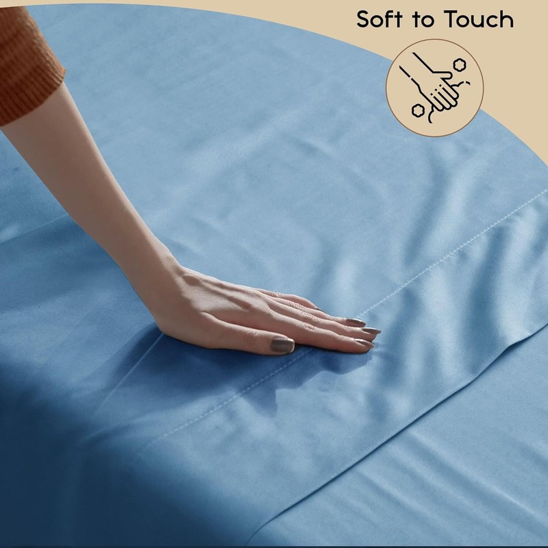 Lux Decor Collection Bed Sheets - 6 Pc Queen Size Sheets - 1800 Thread Count gallery