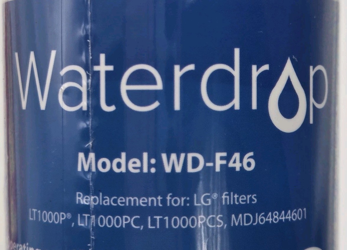 Waterdrop Model WD-F46 Refrigerator Water Filter Replacement New Sealed Lot Of 2 gallery