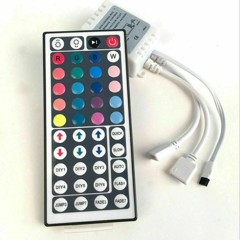 24-44 Key IR Remote Controller AC/DC 12V For 3528 5050 RGB LED Light Strip BL gallery