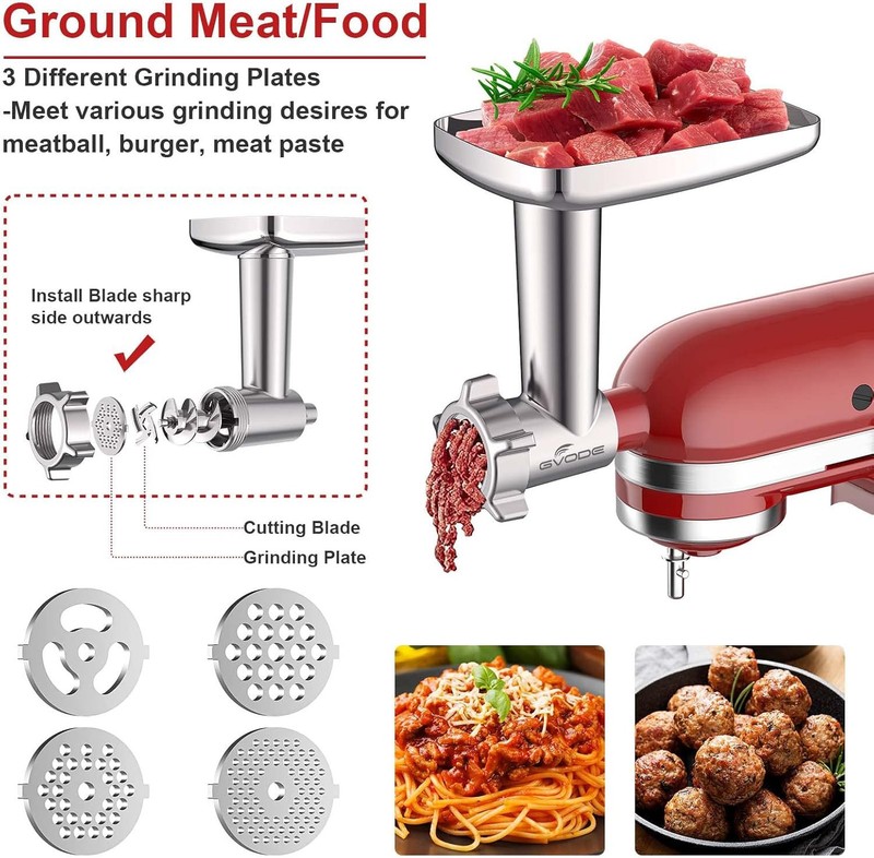 Meat Grinder Attachment for KitchenAid Stand Mixer Food Grinder for Kitchen Aid gallery