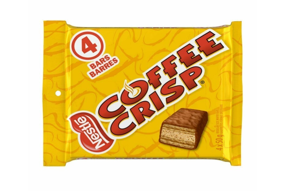 4 NESTLE COFFEE CRISP FULL SIZE CHOCOLATE BARS - MADE IN CANADA gallery