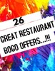 Nationwide Restaurant Discount Card - 26 Restaurants - ....Buy 3 Get 1 FREE,,,!! gallery