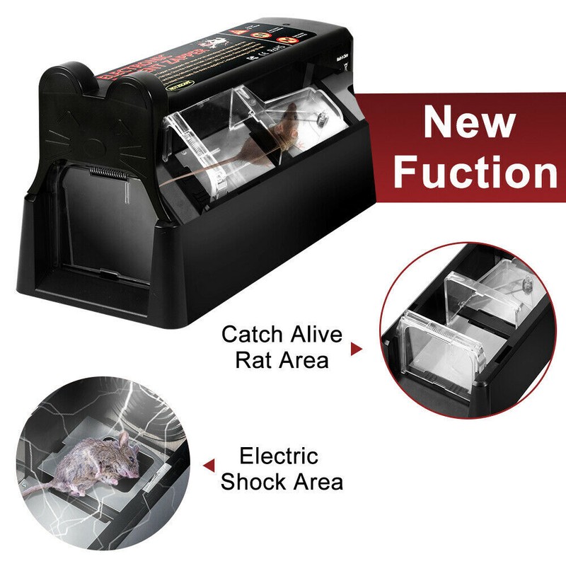 Electronic Mouse Trap Victor Control Rat Killer Pest Electric Rodent Zapper US gallery