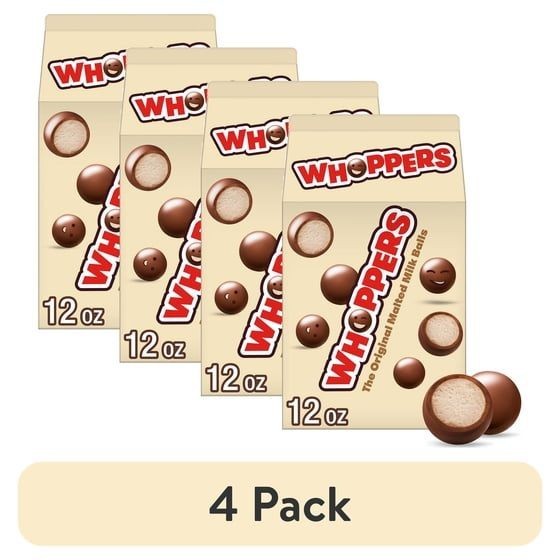 WHOPPERS The Original Malted Milk Balls, Movie Snack, Candy 12 oz. USA Stock gallery