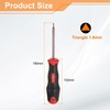 1.8mm Triangular Screwdriver for S2 7.09" Magnetic Alloy Steel gallery