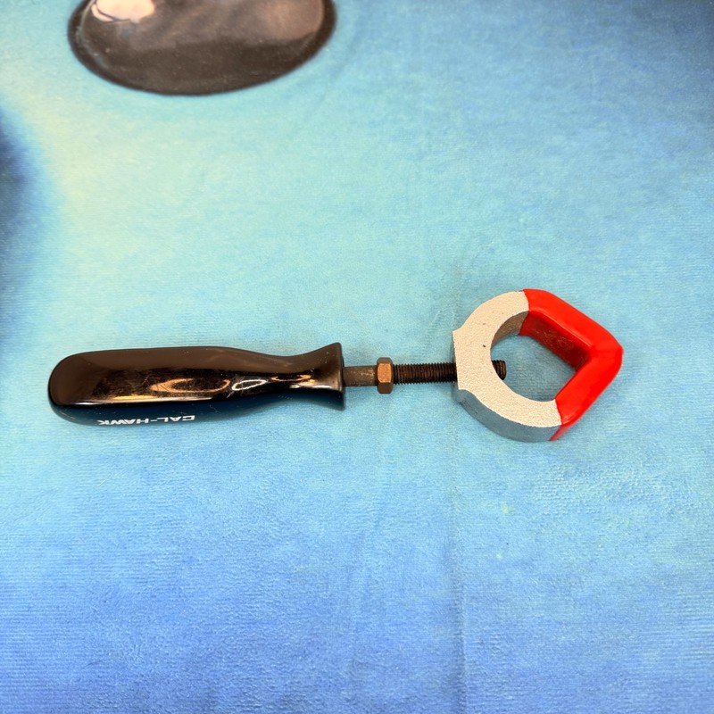 Cal-Hawk Punch and Chisel Holder Tool Safety Handle Hand Guard V-Clamp gallery