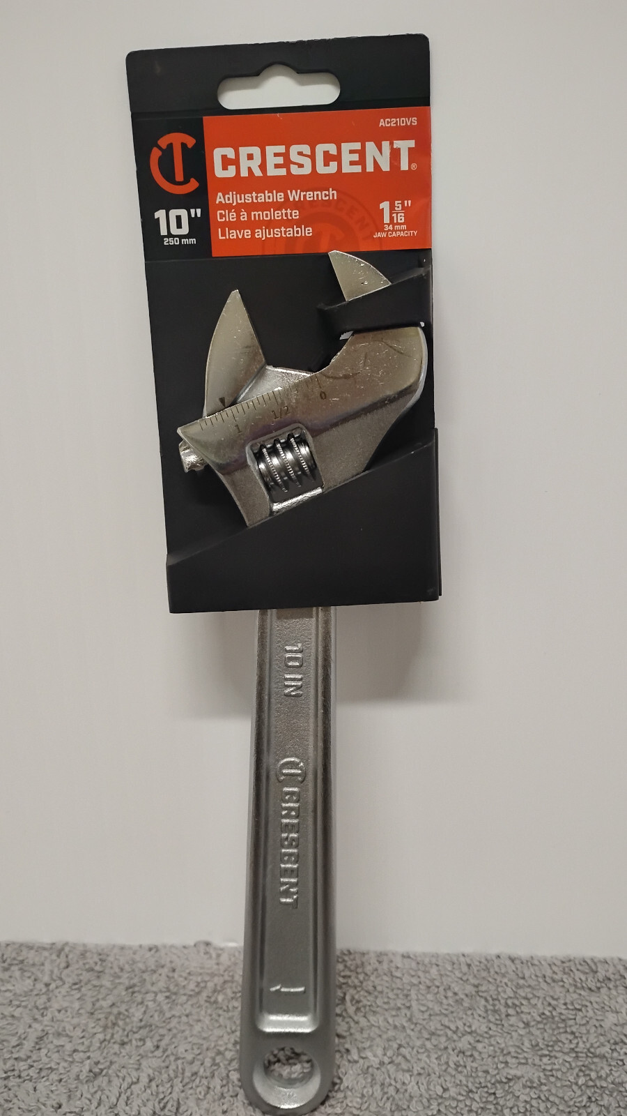 Crescent 10" 250mm Adjustable Wrench | AC210VS 1-5/16". (03) gallery
