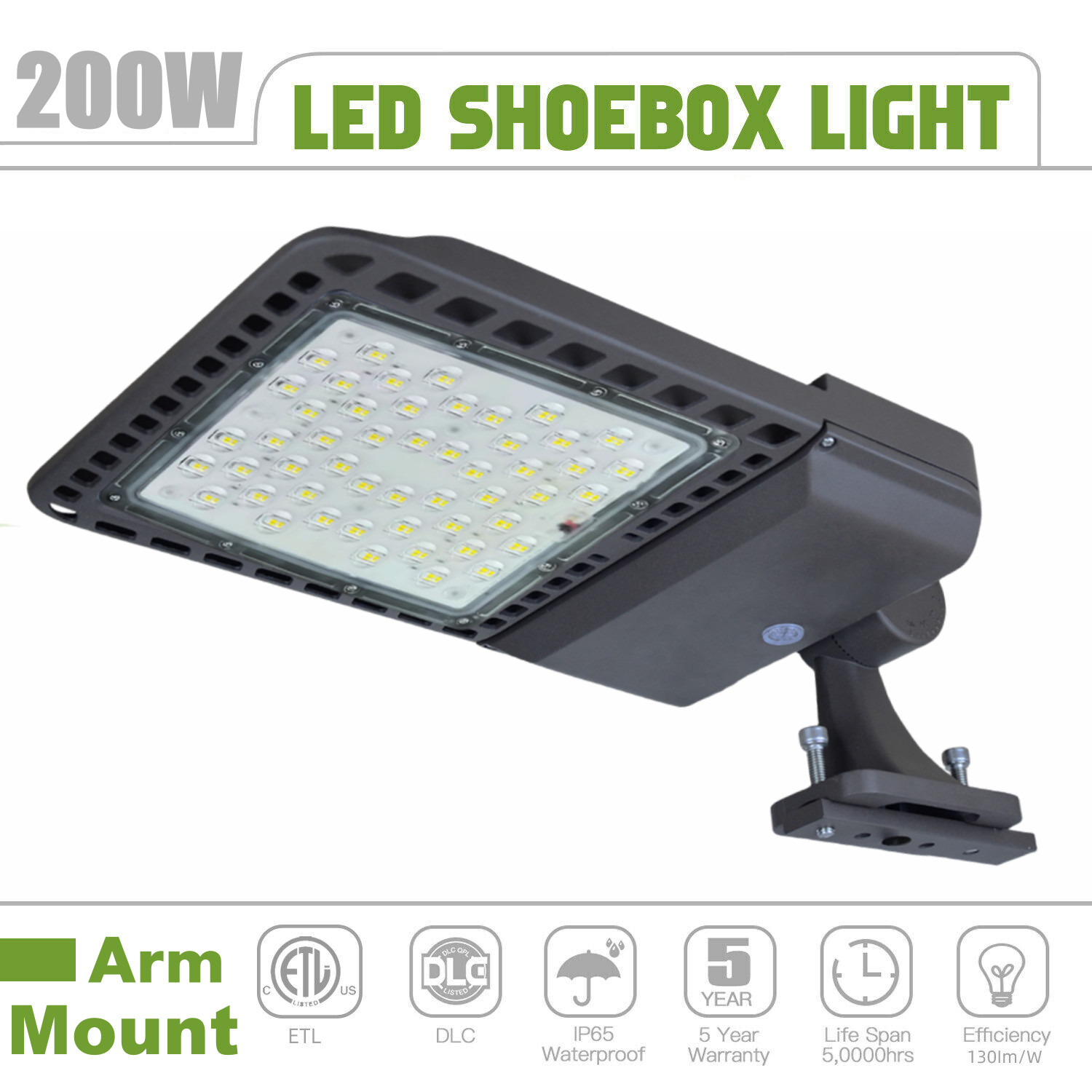 300W 200W LED Barn Yard Street Outdoor Security Light Dusk to Dawn Flood Light gallery