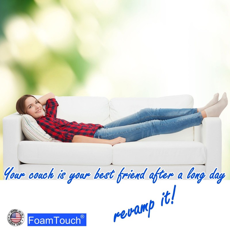 FoamTouch High Density 2" Height x 22" Width x 22" Length Upholstery Foam gallery