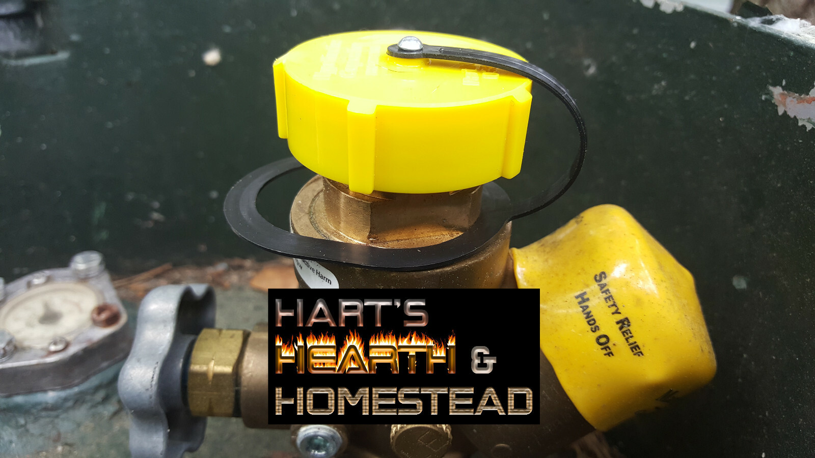 Propane Tank 1-3/4" Fill Valve Cap W/Tether; 100#+ tanks, RVs; *Made In the USA* gallery