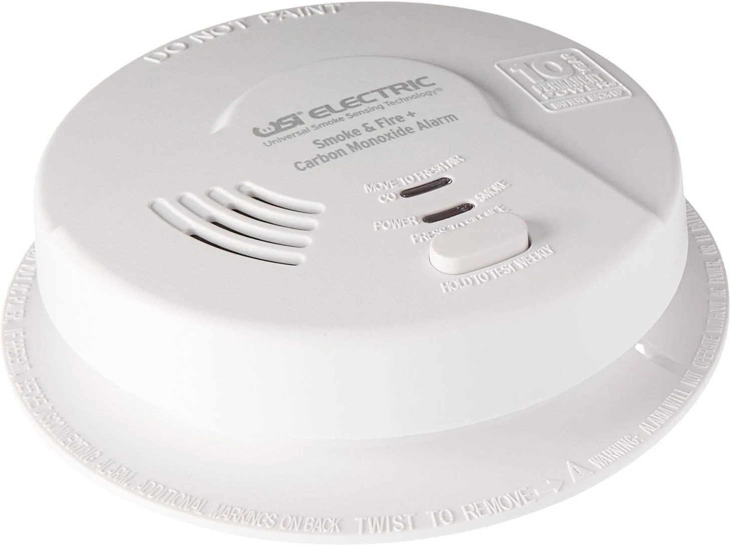 USI Electric 3-in-1 Model MIC1509S, Smoke, Fire, Carbon Monoxide Alarm, Detector gallery