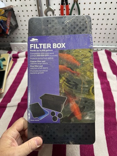 Smartpond Filter Box For Ponds Up To 500 Gallons Model 52281 New Pads Bio Balls gallery