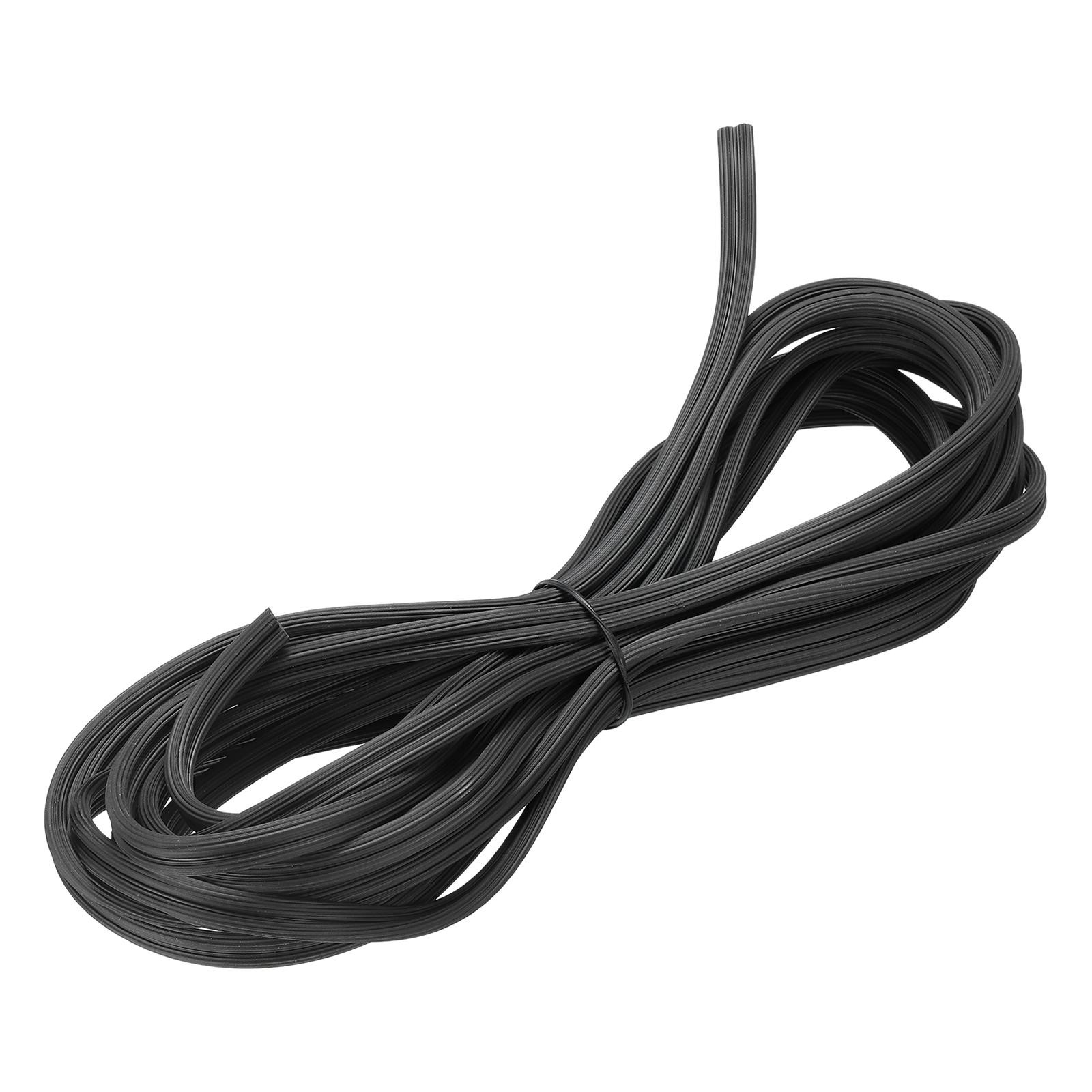 Screen Spline, 10M/32.81Ft Rubber Window Sealing Strip, 4mm OD Black gallery