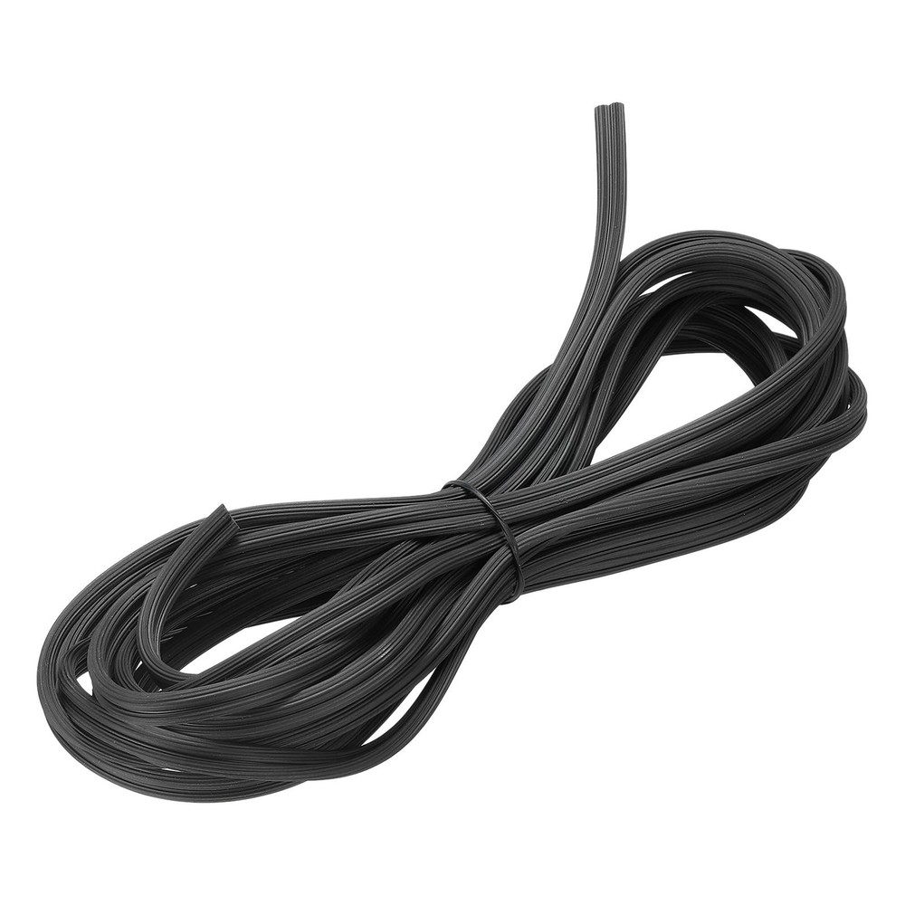 Screen Spline, 10M/32.81Ft Rubber Window Sealing Strip, 4mm OD Black