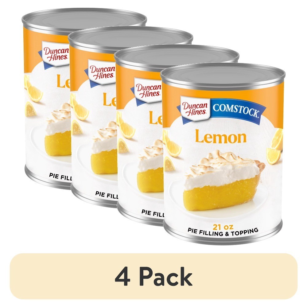 (4 pack) Comstock, Lemon Crème Pie Filling and , Ready to Use, 21 oz. gallery