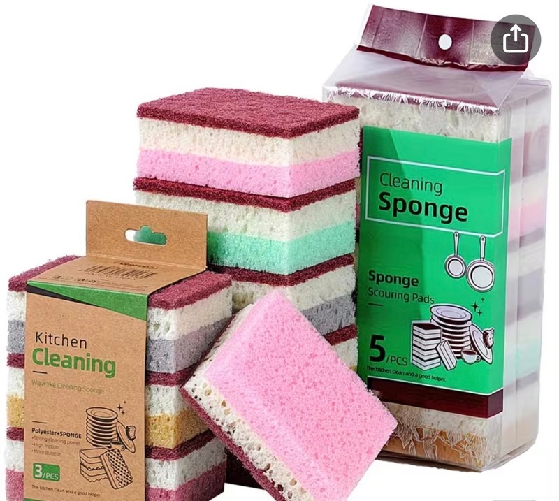 High Density Sponge Cleaning Cloth, Dishwashing Cloth,non Greasy Kitchen gallery