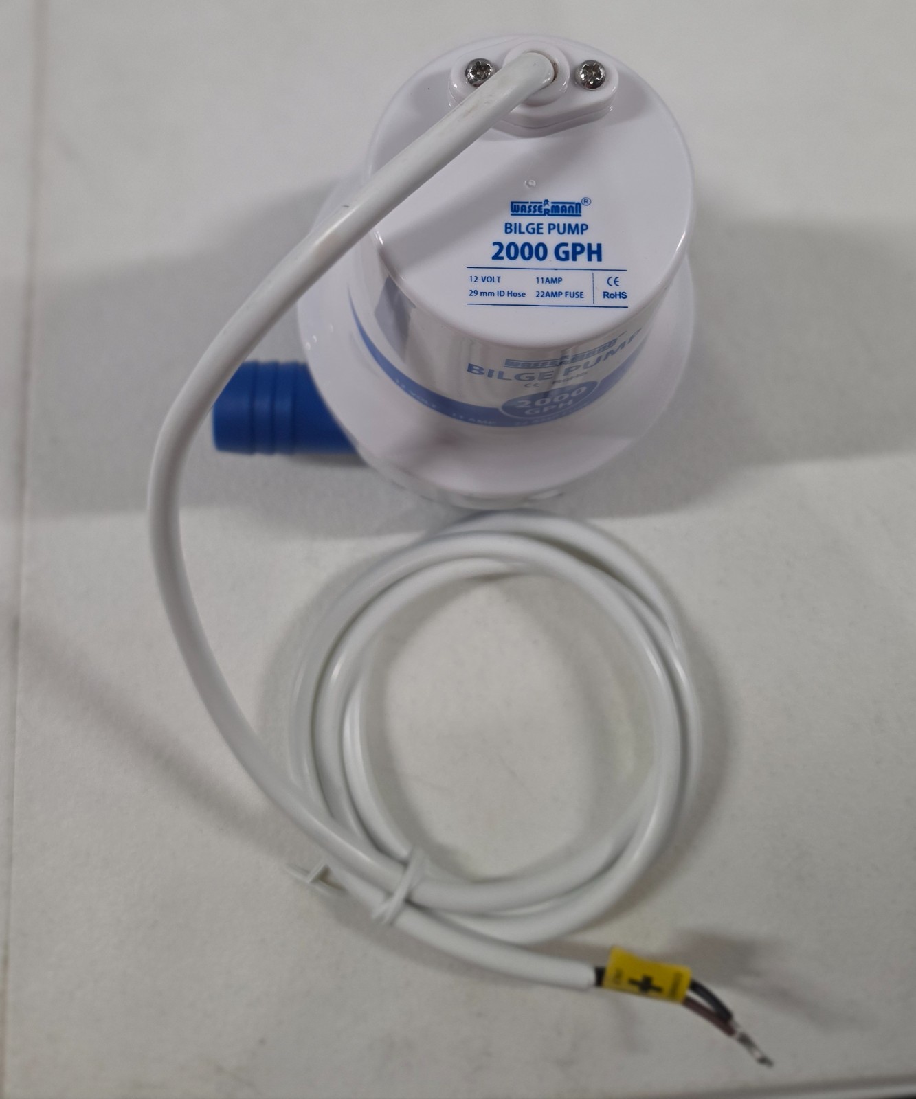 2000GPH Prime Bilge Pump 12V, Upgraded Heavy-Duty Marine Submersible Bilge Water gallery