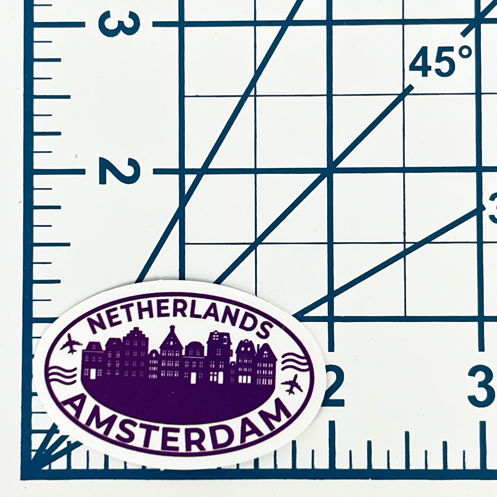 Amsterdam Netherlands Vinyl Sticker Travel Souvenir Luggage Laptop Graphic gallery