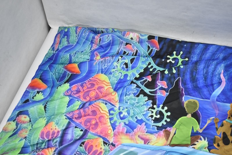 Trippy Tapestry Psychedelic Wall Hanging Blanket Decor 60"x 40" Kids Dog Show gallery