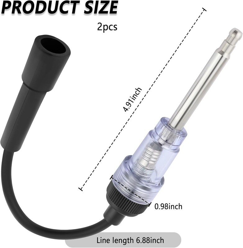 Spark Plug Tester with Indicator Lights,Spark Small Engine for 2PCS gallery