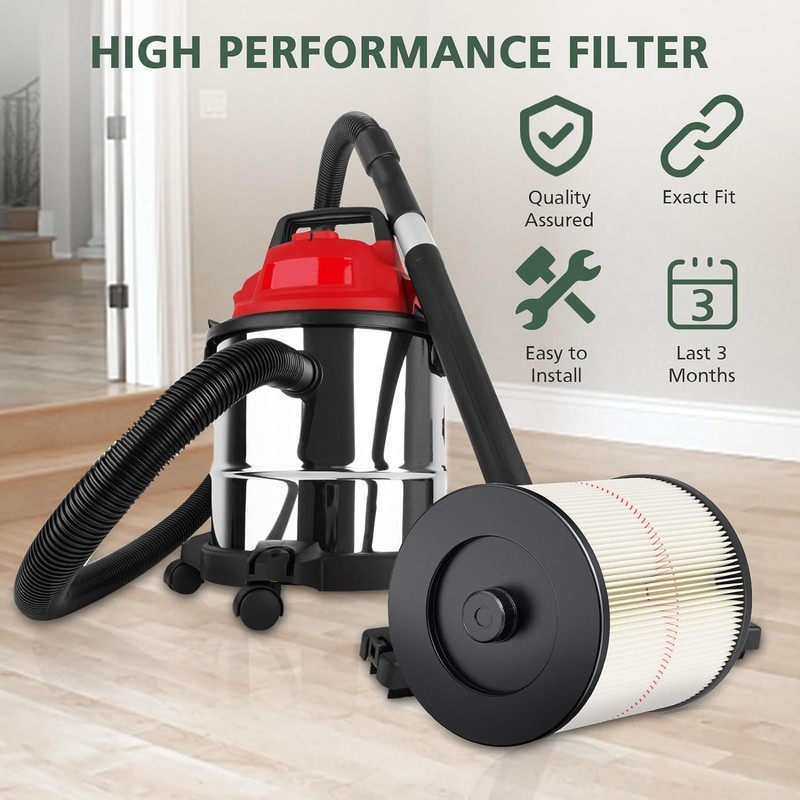 17816 Filter Replacement Cartridge for Craftsman Shop Vac Wet Dry Air Filter Fit gallery
