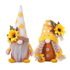 Sunflower Spring Gnomes Decorations for Home, Tomte Gnomes Decor Set for Holiday