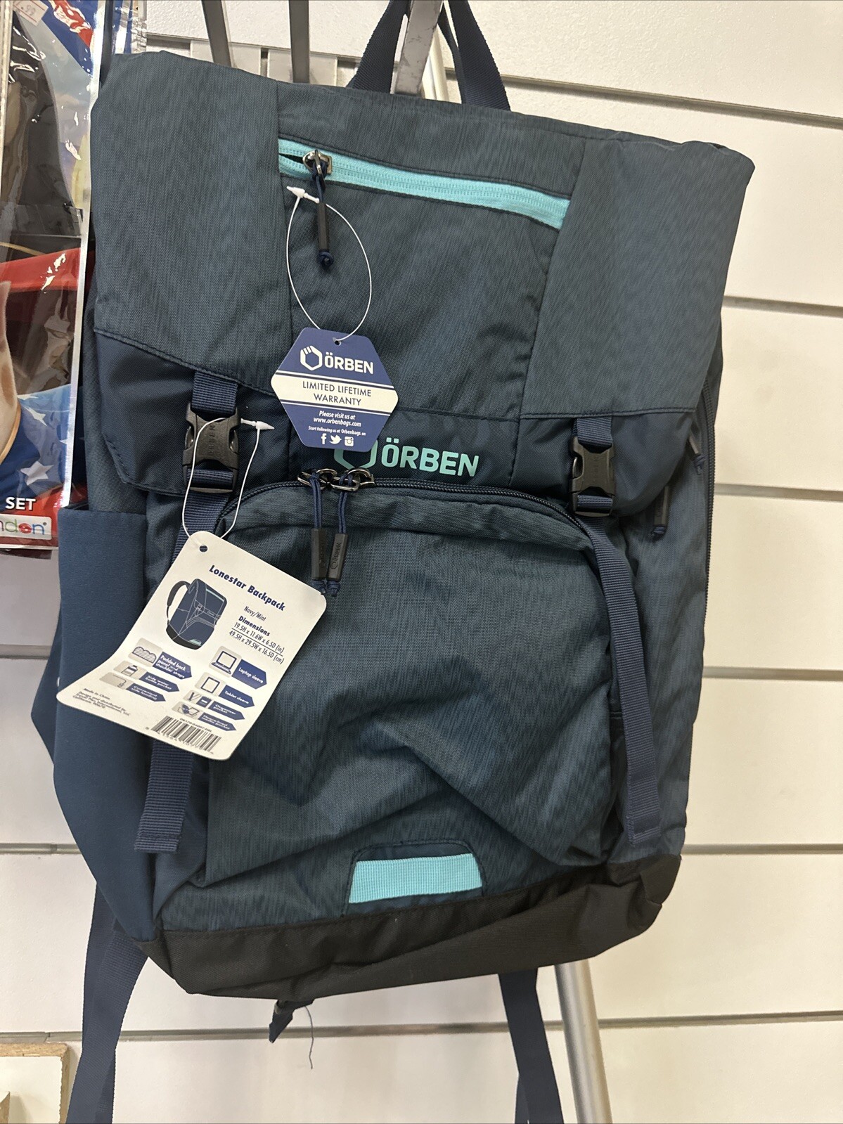 Orben Blue Lonestar Backpack Day Pack