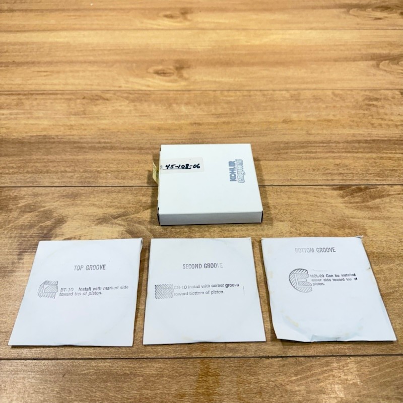 New KOHLER OEM NOS PISTON RING SET / STD / 45 108 06 gallery