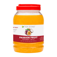 Tea Zone Passion Fruit Coconut Jelly(B2007, 8.8 lbs)for Milk Tea or Smoothies