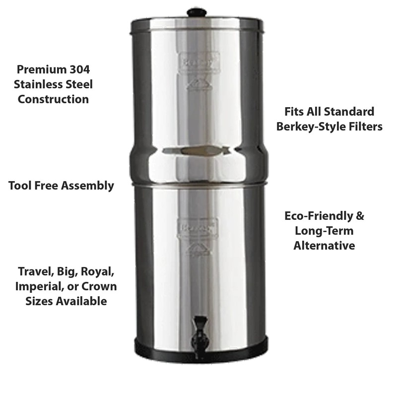 Big Berkey Unit/Housing ONLY- Open Box (Filters NOT included PLEASE READ) gallery