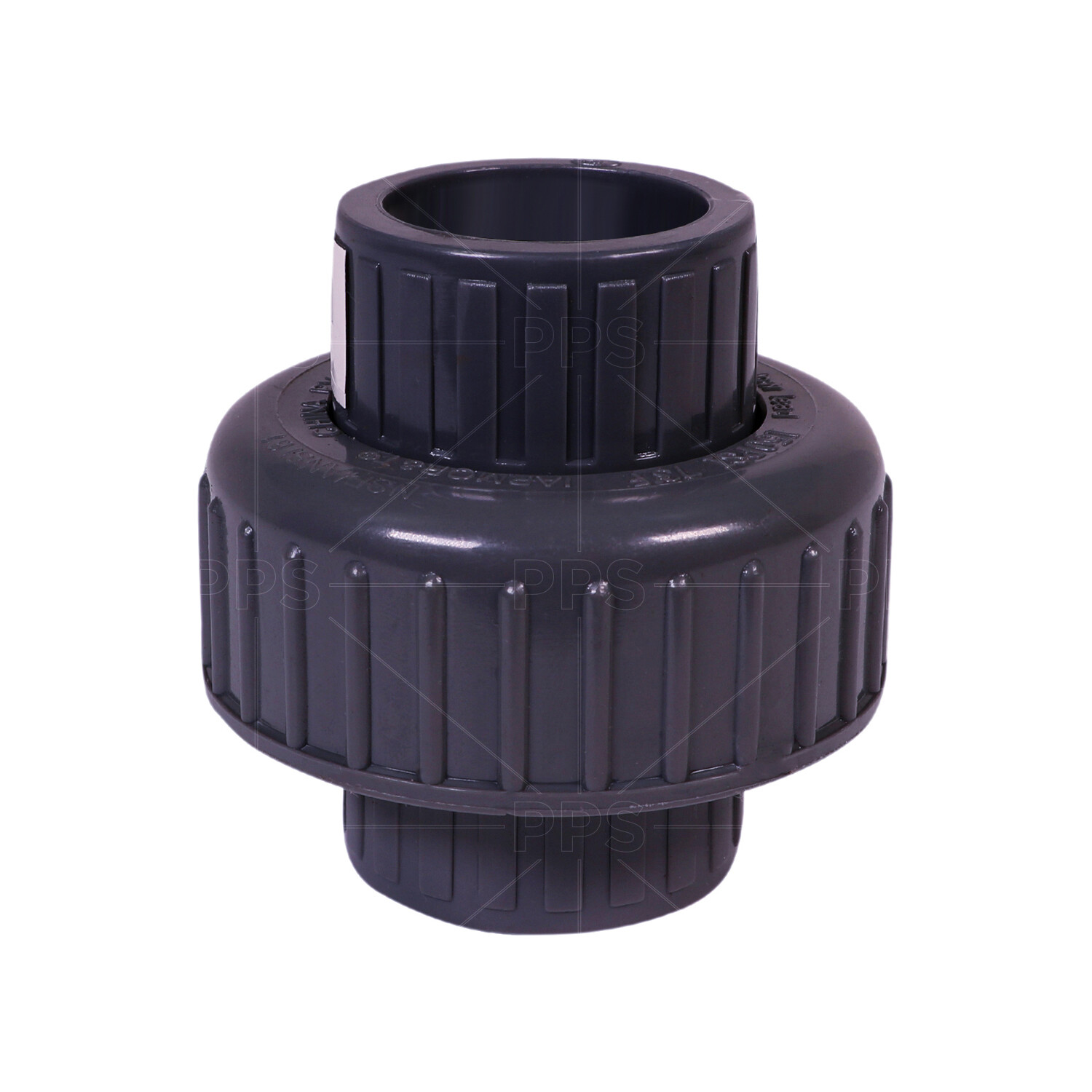 Midline Valve PVC Union Coupling Pipe Fitting 1/2''-2'' Solvent Connection Grey gallery