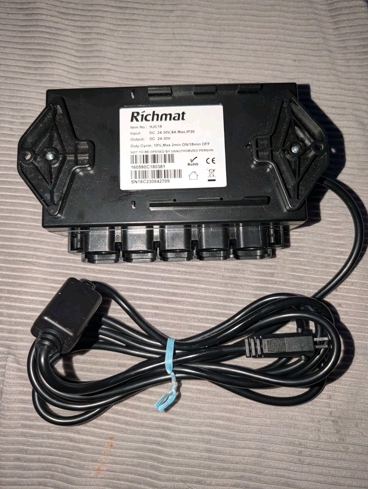 Richmat HJC18 Adjustable Bed Control Box Recliner Motor Actuator Unit Open Box gallery