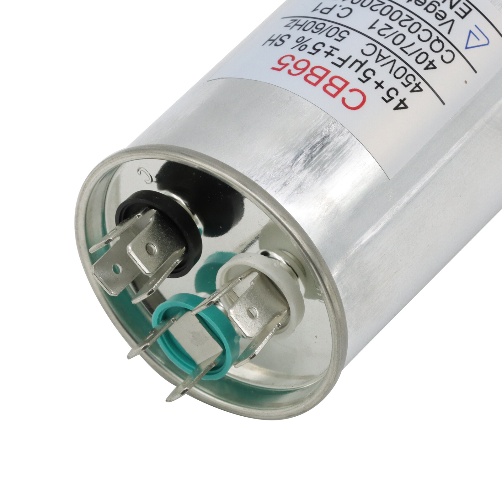 45+5 uF MFD 370-450 V AC High Quality Motor Dual Run Capacitor CBB65 gallery