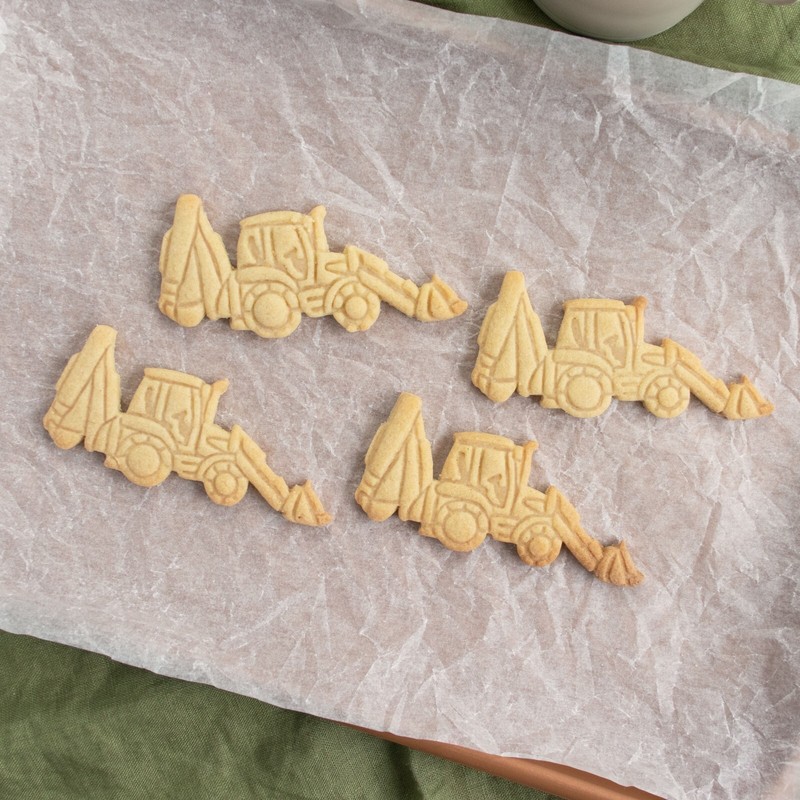 Excavator Digger Cookie Cutter - Construction site builder truck renovation gallery