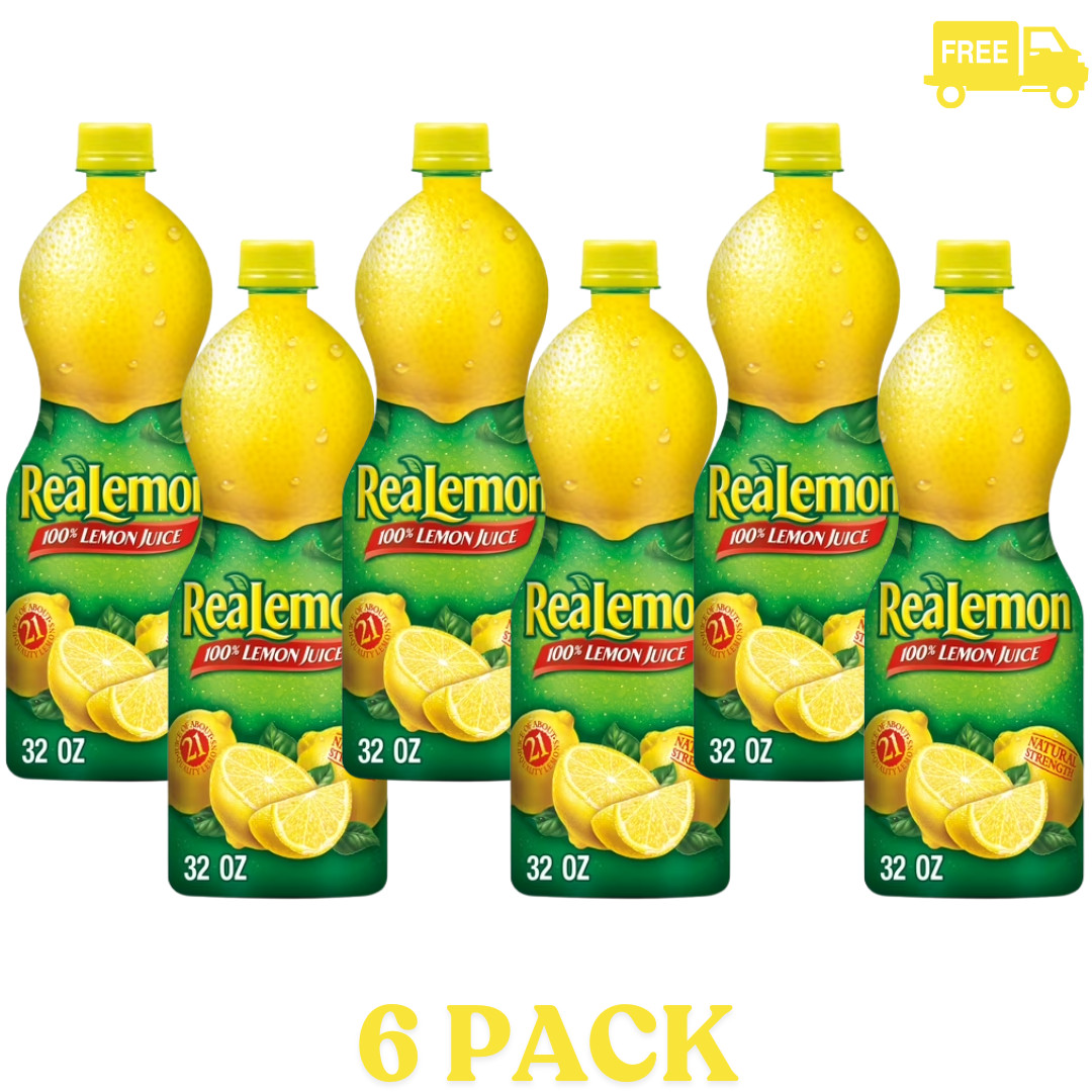 6 PACK - ReaLemon 100% Lemon Juice 32 oz. FREE SHIPPING gallery