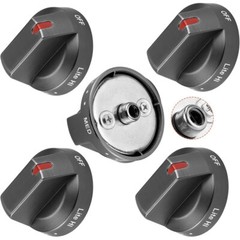 New 5pcs Gas Burner Knobs Dial DG64-00473B Fors Samsung Range Oven NX58M6850SG