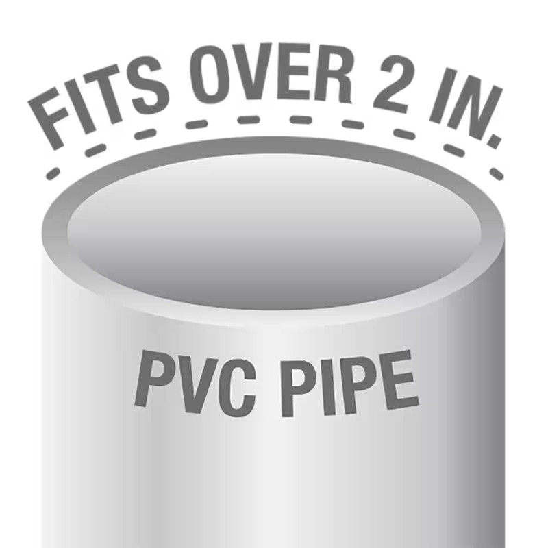 Round Offset White PVC Shower Drain with 4-1/4 In. round Snap-In Stainless Steel gallery