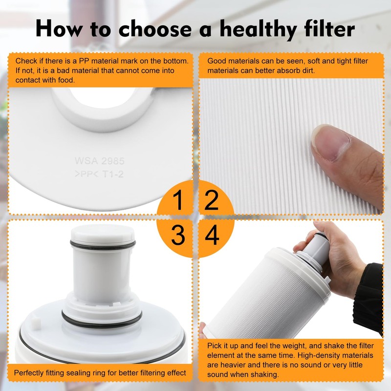 Modoo 100186 Water Filter Pre-Filter Compatible Amway Espring Water Purifier 4 gallery