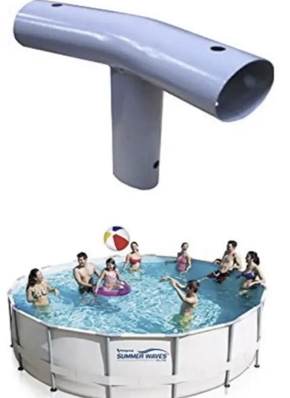 Summer Waves 14'x 42" Round Elite Frame Pool Replacement T Fitting Tube part gallery