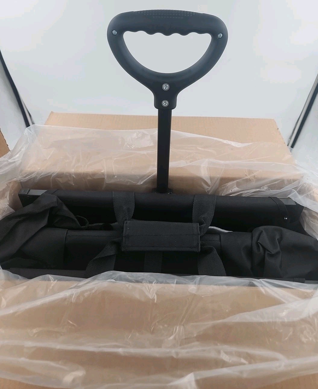 140L Collapsible Wagon Cart Foldable Portable Silent Wheels 220lb 2 Cup Holder gallery