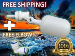 1/4″ Mini Adjustable Float Valve Animal Auto-Fill Waterer Push-Fit FDA Approved