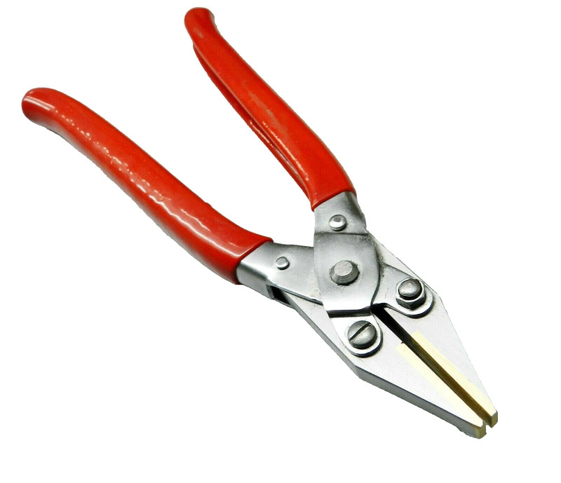 Parallel Action Flat Nose Pliers Brass Jaw with PVC Coated Handles 8" - 200mm gallery