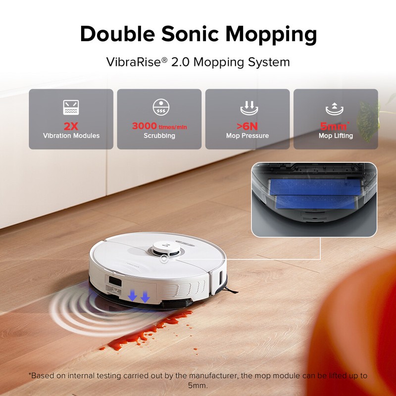 Roborock S8 Pro Ultra Robot Vacuum Mop,Self-Drying,6000Pa -Certified Refurbished gallery