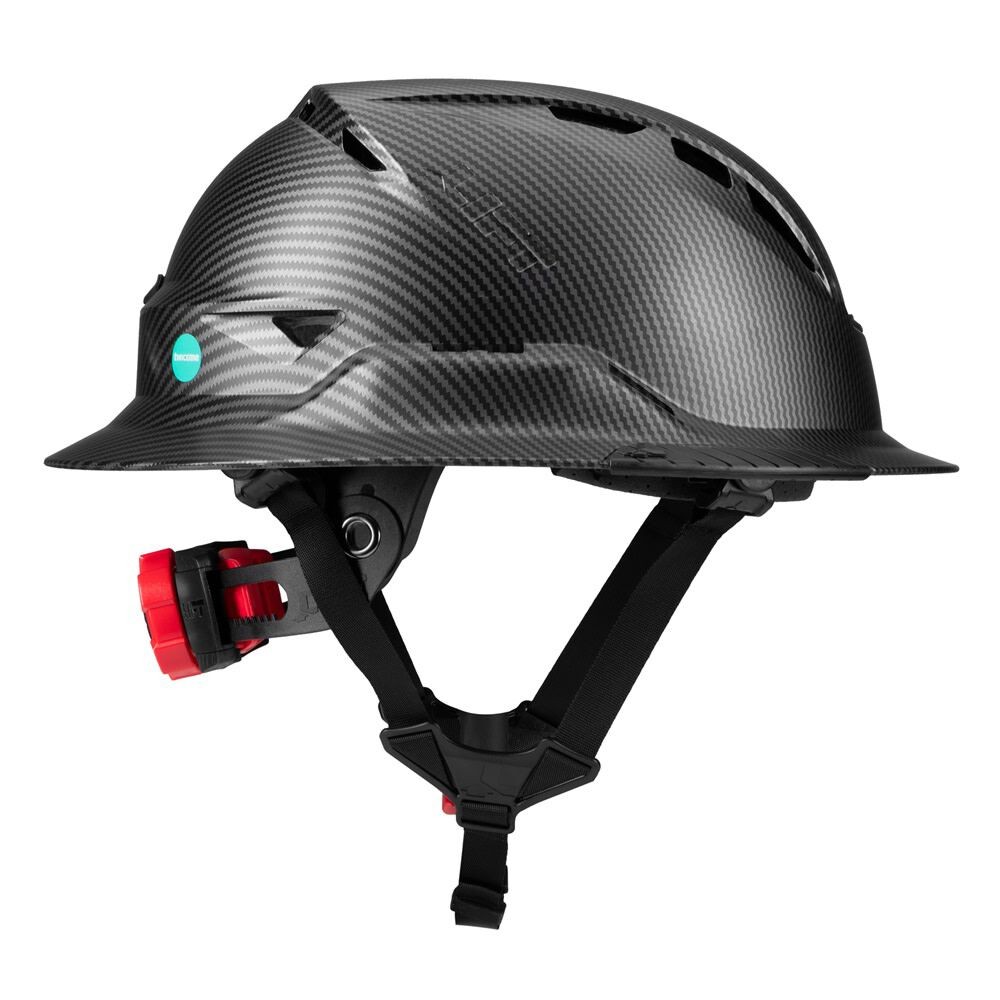 Lift Safety Radix Type 2 Full Brim Hard Hat, Vented, Black Carbon gallery