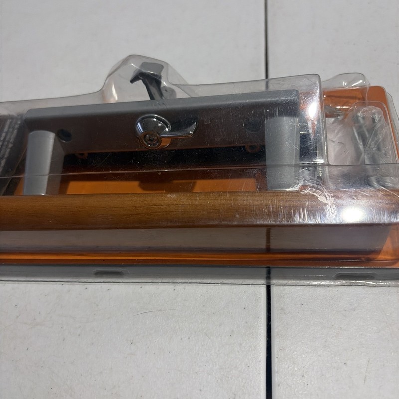 Prime-Line C 1018 3-15/16 In. Hole Center. Sliding Patio Door Handle With Wood gallery