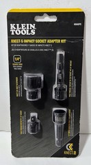 Klein Tools 65KADPS KNECT (S) Impact Socket Adapter Set, 4 1/4-Inch