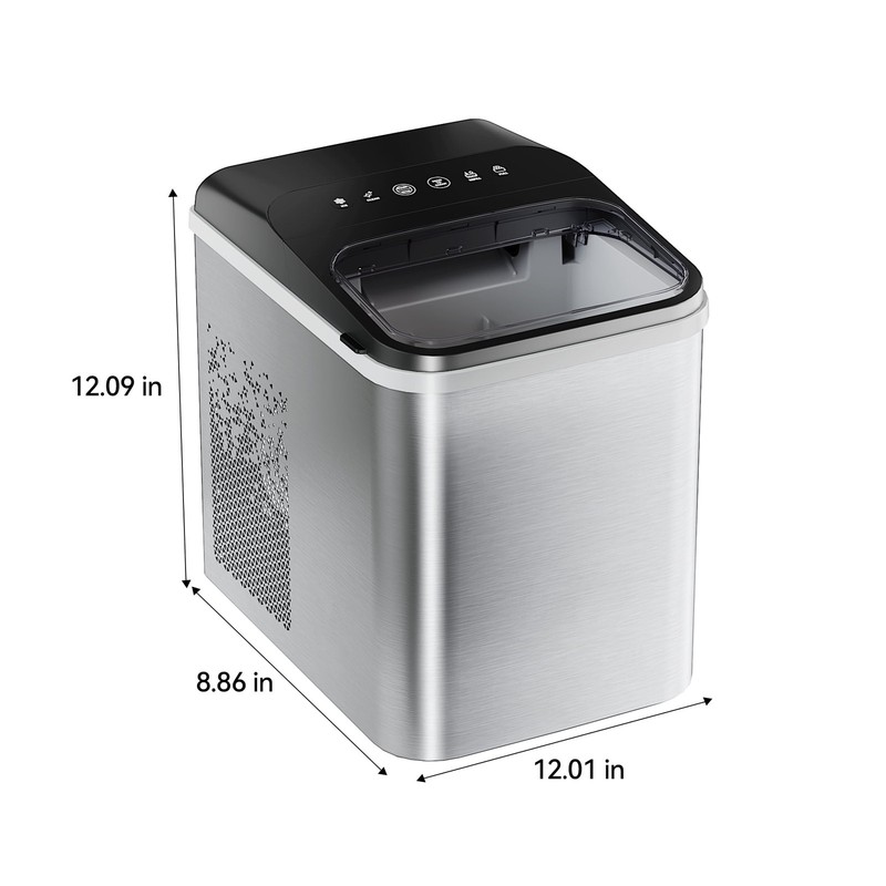 NICWIN Nugget Ice Maker Countertop Portable Ice Machine, 34 lb/Day, gallery